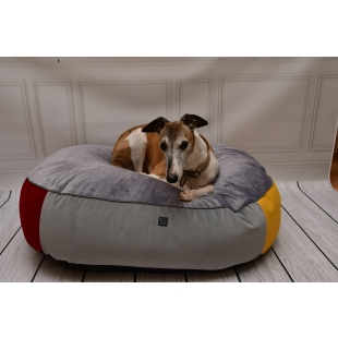 DONUT owalny 100/80 posłanie DOSTĘPNE OD RĘKI PATCHWORK