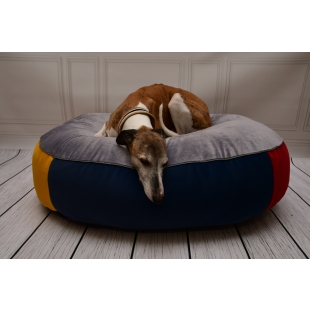 DONUT owalny 100/80 posłanie DOSTĘPNE OD RĘKI PATCHWORK